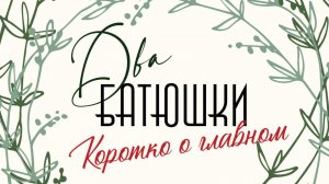 "Два батюшки" Коротко о главном - иерей Илья Тягин Часть 5