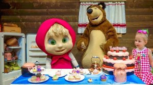 Парк развлечений героев мультика Маша и Медведь   amusement theme park for children