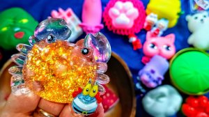 АСМР РАСПАКОВКА🤯👀 ТАБА СКВИШИ лапки 🐾 приятные звуки АСМР СКВИШИ ✨