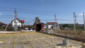 Строю дом на юге. Заливаем плиту фундамента