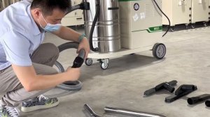 Сборка и подготовка к работе промышленного пылесоса