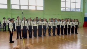 Смотр строя и песни 2025. "Мотострелковые войска"5б ХСШИ