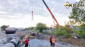 Ставим на колеса JCB, который упал на бок.