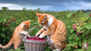 Котики и ягоды