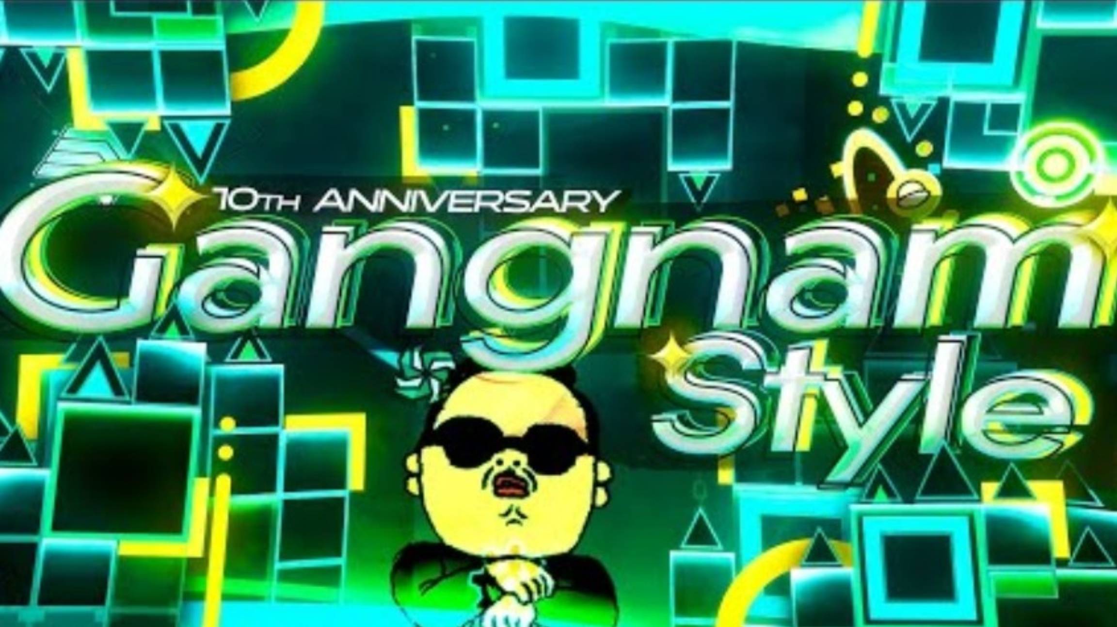 Уровень в стиле ГАНГНАМ - "GANGNAM STYLE" от KrazyGFX & more / Geometry Dash смотреть онлайн