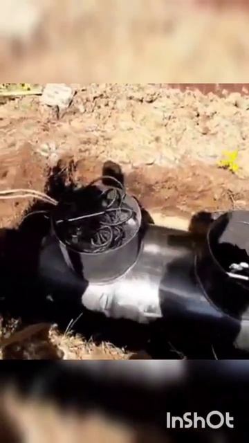 Погружение септика в котлован #септикдиамант смотреть онлайн