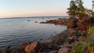 Стоянка на о. Макар. Губа Калгалакша. Прилив.