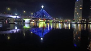 Развод моста в Дананге (ускорено в 20 раз)