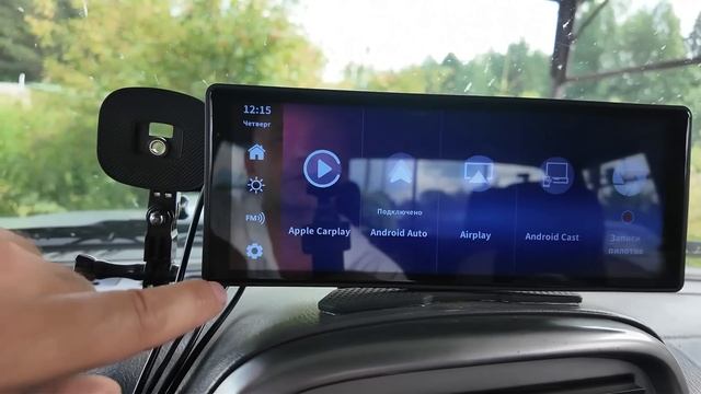Универсальный мультимедийный дисплей в авто  Обзор экрана с CarPlay и Android Auto