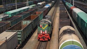 Тепловоз ТЭМ2-3058. Последний из зелёных.