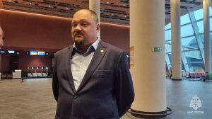 Условное землетрясение, учения спасателей МЧС в новом аэропорту Петропавловска-Камчатского.mp4