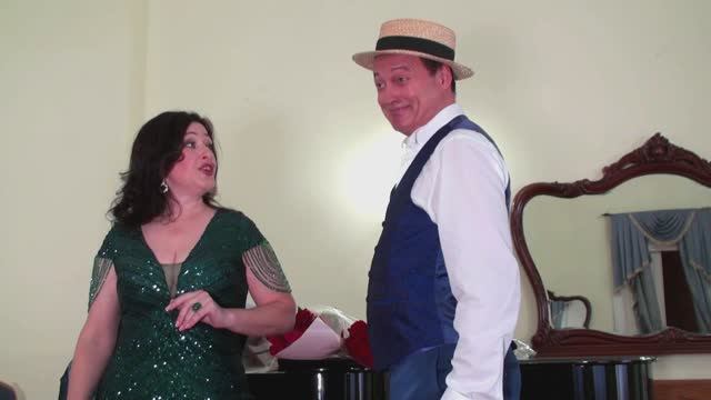 И.Дунаевский "Дуэт Вдовы и Маркёра", исполняют Марина Пономарёва и Тариель Рзаев смотреть онлайн