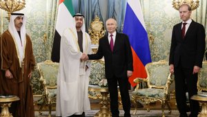 Владимир Путин в Кремле встретился с Президентом ОАЭ Мухаммедом Бен Заидом Аль Нахайяном, 7 августа