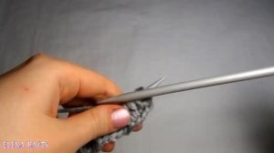 Узоры спицами . Бисерная резинка