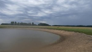 Маленькое озерцо (кулачок) в степи. 😊