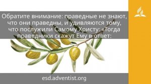 9 августа 2025. «То сделали Мне». Под сенью благодати | Адвентисты