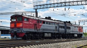 Тепловоз 2ТЭ10У-0538. Звук 10Д100.