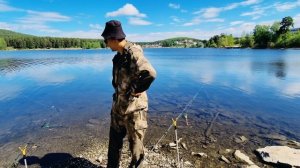 на подлещика в 3м, и ток один ловит