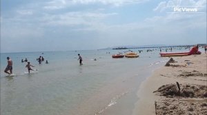 АНАПА пляж ВИТЯЗЕВО сегодня 8 августа 2025. Море и погода в Анапе сейчас. Есть ли мазут на пляжах?