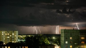 Гроза с дождем 27 июля 2025