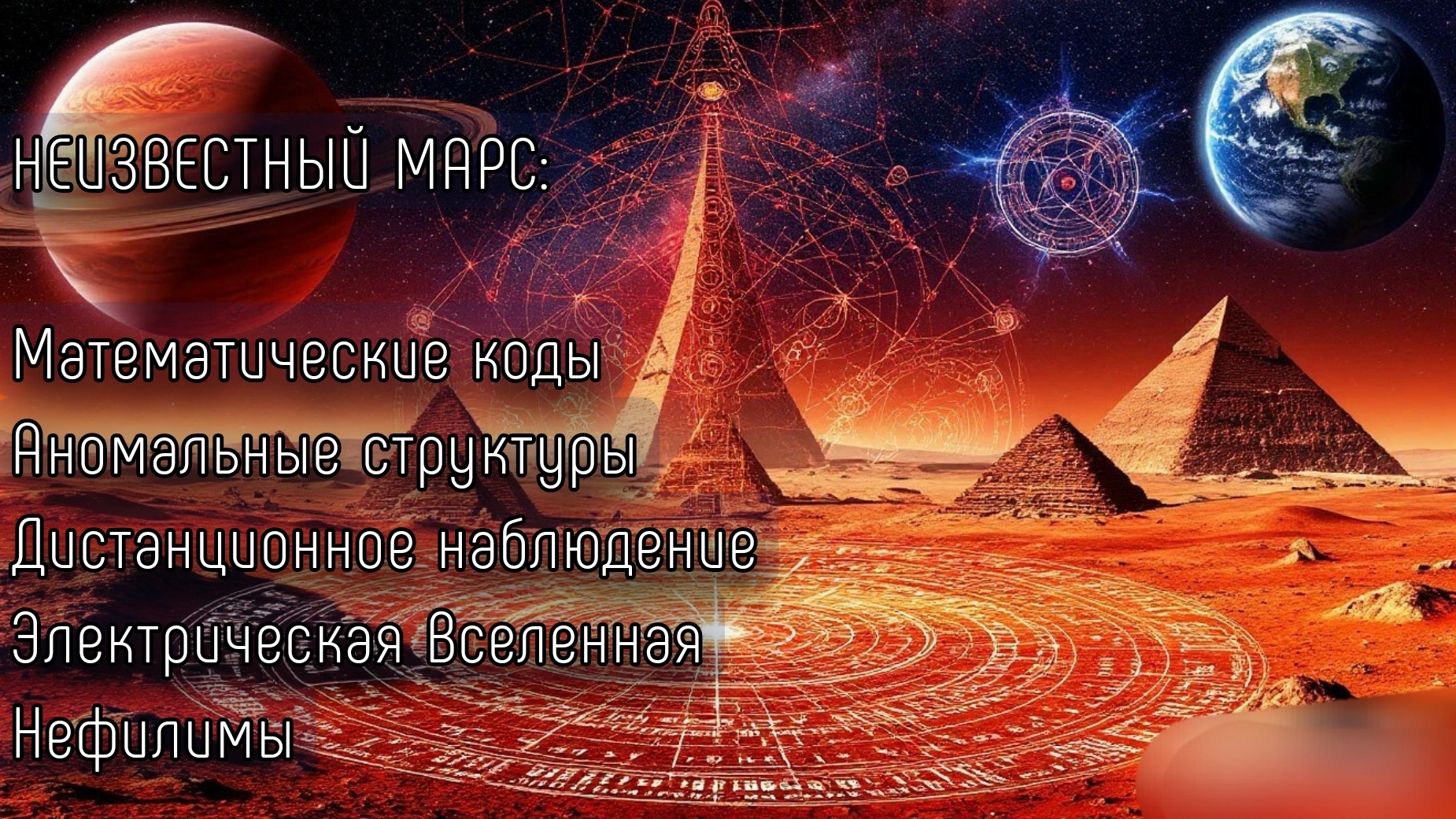 МАРС: Математические коды / Аномальные структуры / Наблюдение / Электрическая Вселенная / Нефилимы