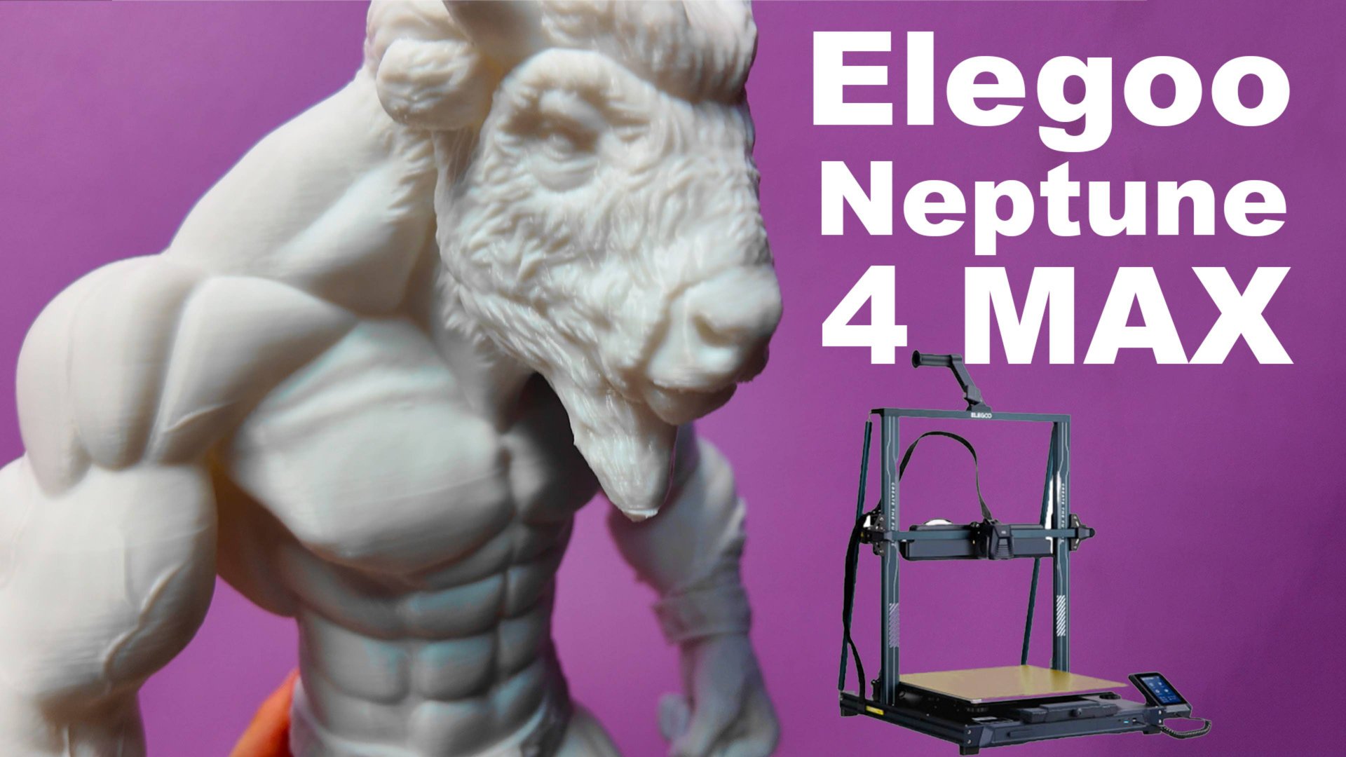 3Д ПЕЧАТЬ на ГИГАНТЕ Elegoo Neptune 4 MAX! Один плюс и все минусы! #3d #3dprinting смотреть онлайн