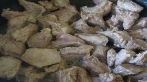 Жареная картошка с говядиной