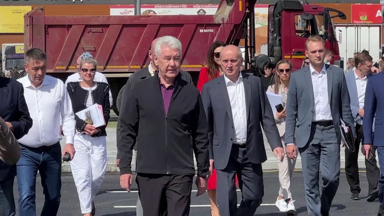 Сергей Собянин открыл новые транспортные объекты в Москве