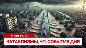 Катаклизмы сегодня 08.08.2025: новости сегодня, ЧП, события дня!