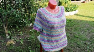 Кофточка уже готова// На шаль не  хватило пряжи //Алмазную мозаику покрыла лаком