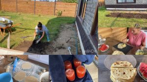 ОСТАВИЛА СЕМЕНА// СНОВА ТОМАТНЫЙ СОК// ДЕЛАЮ БУДУЩИЙ ЦВЕТНИК// ЛЕПИМ НАСТОЯЩИЕ КЫСТЫБЫЙ