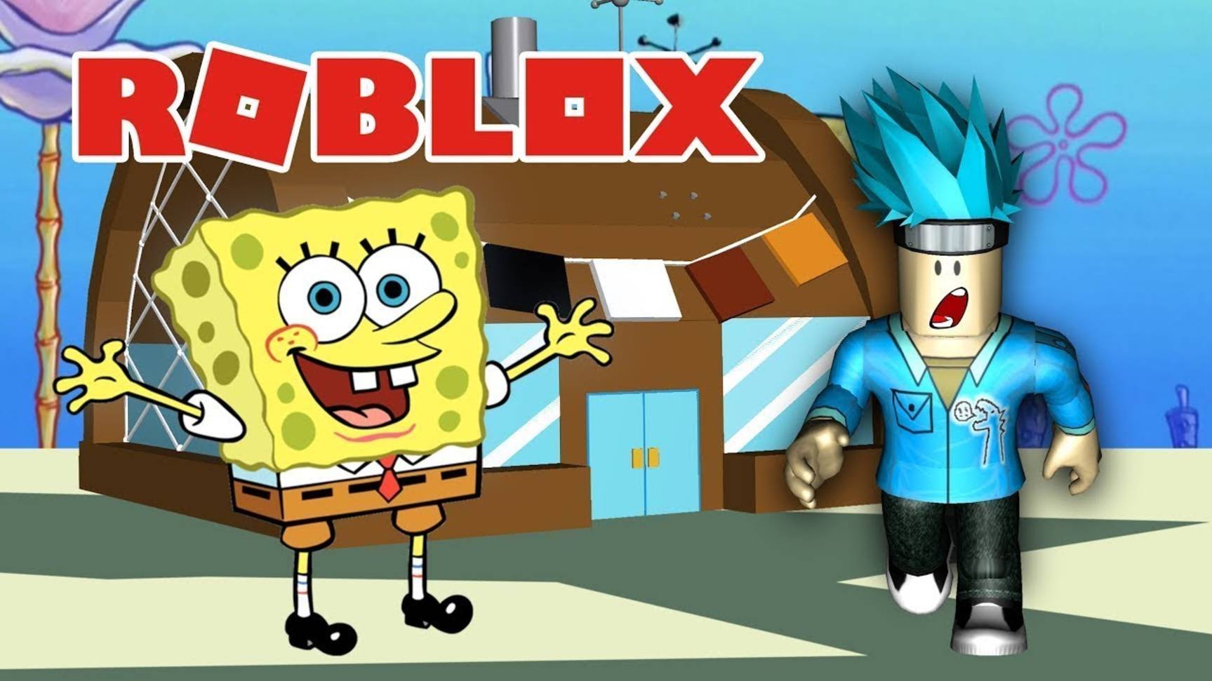 РОБЛОКС Roblox Украдите Губка Боба #1