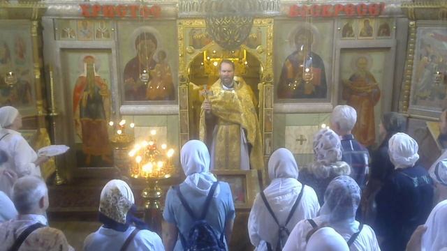 Проповедь на Литургии в Неделю 8-ю по Пятидесятнице. 03.08.2025 г. смотреть онлайн