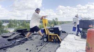 Капитальный ремонт кровли в виде полусфер. Шуваловский
