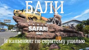 Бали сафари и каньонинг по скрытому ущелью