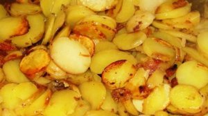 Жареная картошка с фаршем