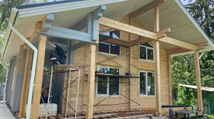 Чем сейчас красить деревянный дом и какие есть ньюансы? Проект ДКБ Клин