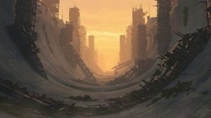 QUIET DESCENT ｜ Dark Dystopian Ambient ｜ Alien World Soundscape ｜ Dystopian Ambience, Background