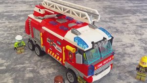 🔥LEGO🚒fire engine #lego #fireengine #asmr