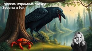 🐦 Ворона и Рак: смешная и поучительная аудиосказка для малышей