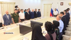 Глава Дагестана встретился с семьями погибших участников СВО