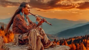 Янтарные отблески - Исцеляющая музыка Индейцев для расслабления и сна, звуки воды и птиц