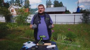 Тест аккумуляторного пистолета Greenworks G24GLG (арт. 3502207)