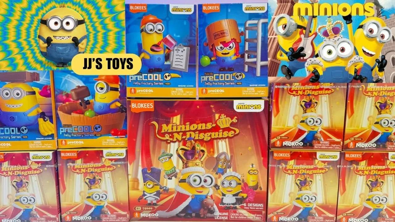 Миньоны. Новые миньоны. Распаковка разных игрушек смотреть онлайн