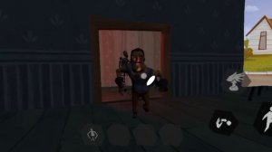 Мой брат пытается пройти подвал в  Hello Neighbor akt1