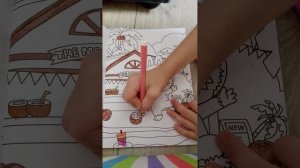 раскрашиваем раскраску с ЛАБУБУ!!! Ура