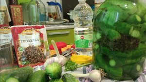 Часть 2    Хрустящие огурцы на Зиму.