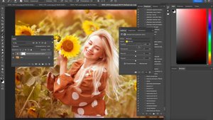 как тонировать летние кадры
