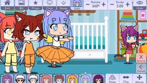 (1 часть) гача лайф любимая и не любимая сестра