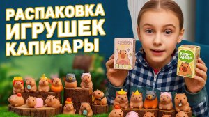 Распаковка капибар из спара и с Алиэкспресс.